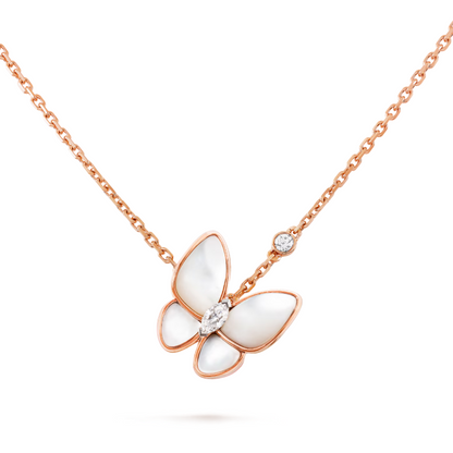 VCA Two Butterfly pendant