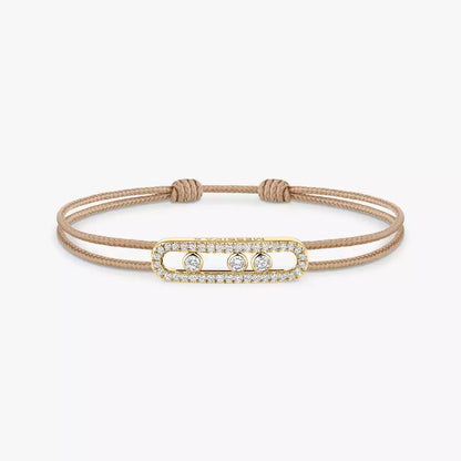 Messika CARE(S) Cord Pavé Bracelet Diamond Bracelet