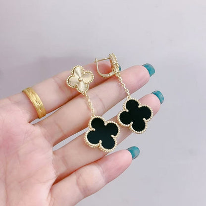 VCA Magic Alhambra 2 Motif Earrings